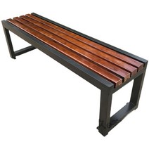 공원 벤치 나무 공공장소 의자 조립식 나사 철제 주물, 플라스틱 목재 100x40x45