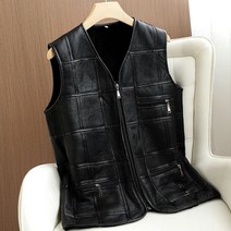가죽조끼 가죽자켓 라이더자켓 레더자켓 소가죽! 눈감아~양가죽일체 도톰한가죽나시진가죽남성조끼 S12009