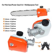 장대 톱 체인 Lidl Hyundai einhell용 폴톱 기어 박스 Alpina Stiga 26cc 다목적 도구 가지 케이스, 03 Tube 26mm Spline 9