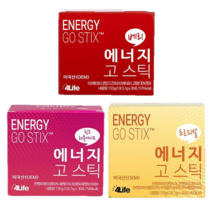 (4LIFE) 포라이프 에너지 고스틱 베리 핑크 레몬에이드 트로피컬 / 활력 충전 타우린, 1개, 150g
