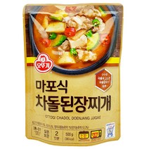 오뚜기 마포식 차돌 된장찌개 500g /즉석국