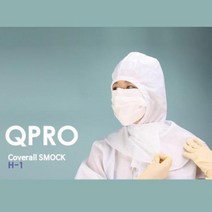 ARHC SQ-A 19 방진 후드 제전 무진 H-1 기본형 위생 옷 방진복 가운, 화이트S