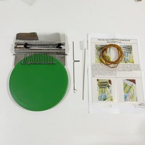 미니재봉틀 미니 Darning 베틀 기계 DIY 의류 재봉틀 섬유 도구 재미있는 수선 스티칭 청바지 옷 만들기, Green 14 Pins
