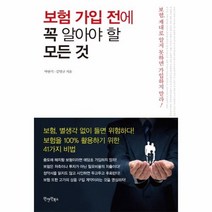 보험 가입 전에 꼭 알아야 할 모든 것, 상품명