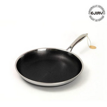 에지리 블랙큐브 통3중 스텐 단면코팅 후라이팬 24 28 30 웍28, 3중코팅 단면웍28cm(유리뚜껑포함)