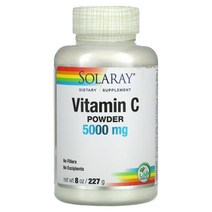 Solaray Vitamin C Powder 5000 mg 8 oz (227 g)