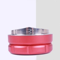 커피 디스트리뷰터 58mm 58.5mm 레벨링 툴 달라코르테 핸들리스 템퍼 마카롱 탬퍼, 레드 58.5mm