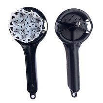 57-59mm 커피 머신 양조 헤드 플라스틱 핸들 깨끗한 브러시 에스프레소 실리콘 커피 머신 브러쉬 카페 그라인더 클리너, bk