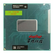 I3-6100인텔 코어 i53360M i5 SR0MV 2.8 GHz 듀얼 쿼드 스레드 CPU 프로세서 3M 35W 소켓 G2 rPGA988B, 한개옵션0