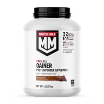 Muscle Milk 프로 시리즈 게이너 단백질 파우더 초콜릿 5파운드, 1개, 기본