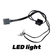 레고 파워 펑션 세트 모터 기술 부품 빌딩 블록 전원 기능 pf 모델 호환 기계 moc 하이테크 벽돌 원격 수신기, 주도 조명