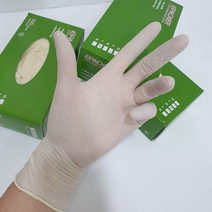 라텍스 장갑 글러브 일회용 병원 진료용 의료용 위생 탑글러브 100매, S(소형)