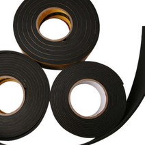 EVA 단면 스폰지테이프 흑색 폭 10MM 두께선택 두께1MM 마찰방지 쿠션테이프, 두께5mm