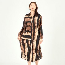 유니케 카라 빅 호피무늬 원피스