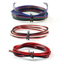 LED바 전기 전선납땜 LED 연장배선 100cm 2선(두께1mm) 2선(두께2mm) 3선(2WAY용) 4선(RGB용) 5선