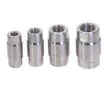 304 스테인레스 스틸 고압 체크 밸브 가스 물 단방향 DN6 DN8 DN10, 04 1/4