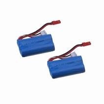 14500 2s 배터리 전기 장난감에 대 한 7.4v 1200mAh 리튬 이온 배터리 물 총알 총 장난감 액세서리 7.4V 배터리 차량용 RC 장난감, [3] 1pcs jst