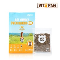 비타파우 쏘야미 오븐베이크드 치킨&크릴 고양이 사료 1.2kg, 1포대