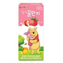서울우유 딸기 꿀단지 멸균우유팩, 180ml, 24개