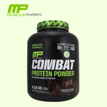 컴뱃 프로틴 파우더 머슬팜 1.82kg Combat 단백질 보충제 MP 파우더, 쿠키앤크림, 1개
