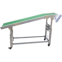 높이조절 컨베이어 벨트 리프트 컨베어 로라 운반기, 길이 1.5m의 D형(소형 슬로프 플랫폼) 400