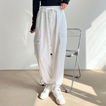 걸즈팩토리 여성용 미든카고 조거 밴딩 트레이닝 팬츠