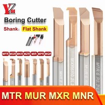 미니 선반 탁상용 CNC 목공MTR tau MXR MNR 카바이드 선반 보링 커터 플랫 생크 코팅 내부 선삭 공구 복사, 15 MTR 2.5R0.15L15
