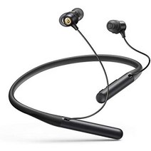 soundcore anker life u2 블루투스 넥밴드 헤드폰 24시간 재생 10mm 드라이버 cvc 8.0으로 선명한 통화 USB-C 고속 충전 접이식 앰프 경량 빌드, 검은색