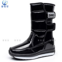 셀럽당 스노슈즈 여 도톰 미들 겨울 방수 미끄럼 방지 기모 면화 롱 부츠