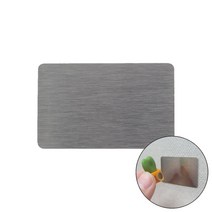 1P 부착식 다용도 사각 철판 조각철판 부착식철판 메탈플레이트 다용도조각철판 철판스티커, 24.8x34.8mm