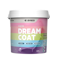 제비스코 벽지페인트 셀프페인트 드림코트 올인원 에그쉘광 0.9L, (에그쉘광)라임그린