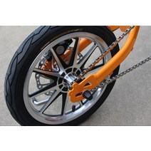 자전거트레일러 14 inch 16 all-in-one aluminum alloy wheel set front and rear tires folding hub, 04 16 inch rear wheel