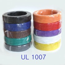 UL 1007 LEAD WIRE 리드와이어 M단위 컷팅 모음 AWG28/26/24/22/20/18/16, AWG20 (20M), 녹색/황색(GN/YL)