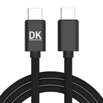 디케이 디케이 60W C타입 to C타입 케이블 1M 2M, 1개