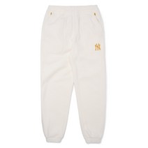 [정품] 엠엘비 베이직 빅로고 후리스 조거팬츠 뉴욕양키스 3APTW0126