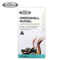호주 마더네스트 Greenshell Mussel 초록입홍합+글루코사민+상어연골 1500mg 365캡슐, 1개