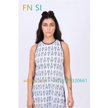 테니스연습기 Fn Si-비치 테니스 드레스 여성 운동 골프 러닝 스포츠 민소매 피트니스 짧은 세트, 02 2_01 S