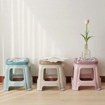 방석 쿠션형 플라스틱 보조 의자 낚시 편의점 야외 실내 공연장 캠핑 간이의자 식탁 스툴, 코싱스툴특대퍼플