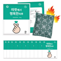 해피데이 따뜻해서 행복한 하루 대용량 군용 핫팩 150g, 20개