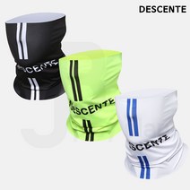 데상트 사이클 자외선차단 멀티 스카프 SN123CSU30, 000, 화이트
