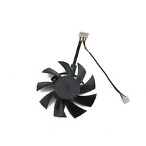 75mm fd8015u12d gtx 1660 rx5700 rx5700xt for asus gtx 1660ti 1660super rx 5700 xt tuf x3 oc 그래픽 냉각 팬, 6핀