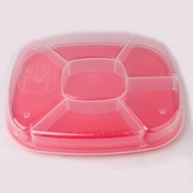 나nanr_식당용 배달반찬통 울트라 밀폐 사각찬합 대6칸 플라스틱 투명나눔도시락 밀폐나눔 나눔 칸막이 반찬 손님맞이 부페식나눔 나들이 회사 ♥sksnfll, ♥sstarting