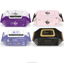 땡큐/ 숨 캡형플레인물티슈 시그니처물티슈 도톰한물티슈 100매, [엠보싱]숨 프리미엄 100매