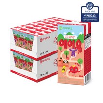 [연세우유] 에이요 사과 200mL(48팩), 200ml, 48팩