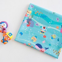 [천매니아] DTP코튼 20수_뽀로로 해저탐험, 뽀로로 해저탐험