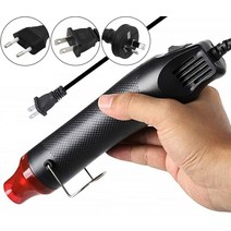 휴대용 미니 히터 handheld hot air gun for diy craft embossing shrink wrap pvc 300w multi function electric, 우리 플러그110v