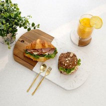 비스비바 킨포크 마블 우드 플레이팅 도마 36cm