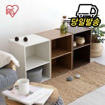 [아이리스] 모듈박스 수납장 수납함 2단(오픈형) MDB-2K, 화이트