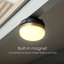 VORLITEC 3W LED 캠핑 랜턴 텐트 램프 미니 휴대용 캠핑 조명 야외 하이킹 행잉 램프 USB 충전식, 01 3W