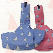 넓은어깨끈 강아지 외출 삼각 슬링백 블루 말티즈 옆가방 콧바람 웰시코기